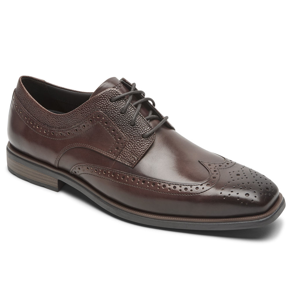 Rockport Snøre Sko Herre Brune - Farrow Wingtip - YXHT72963